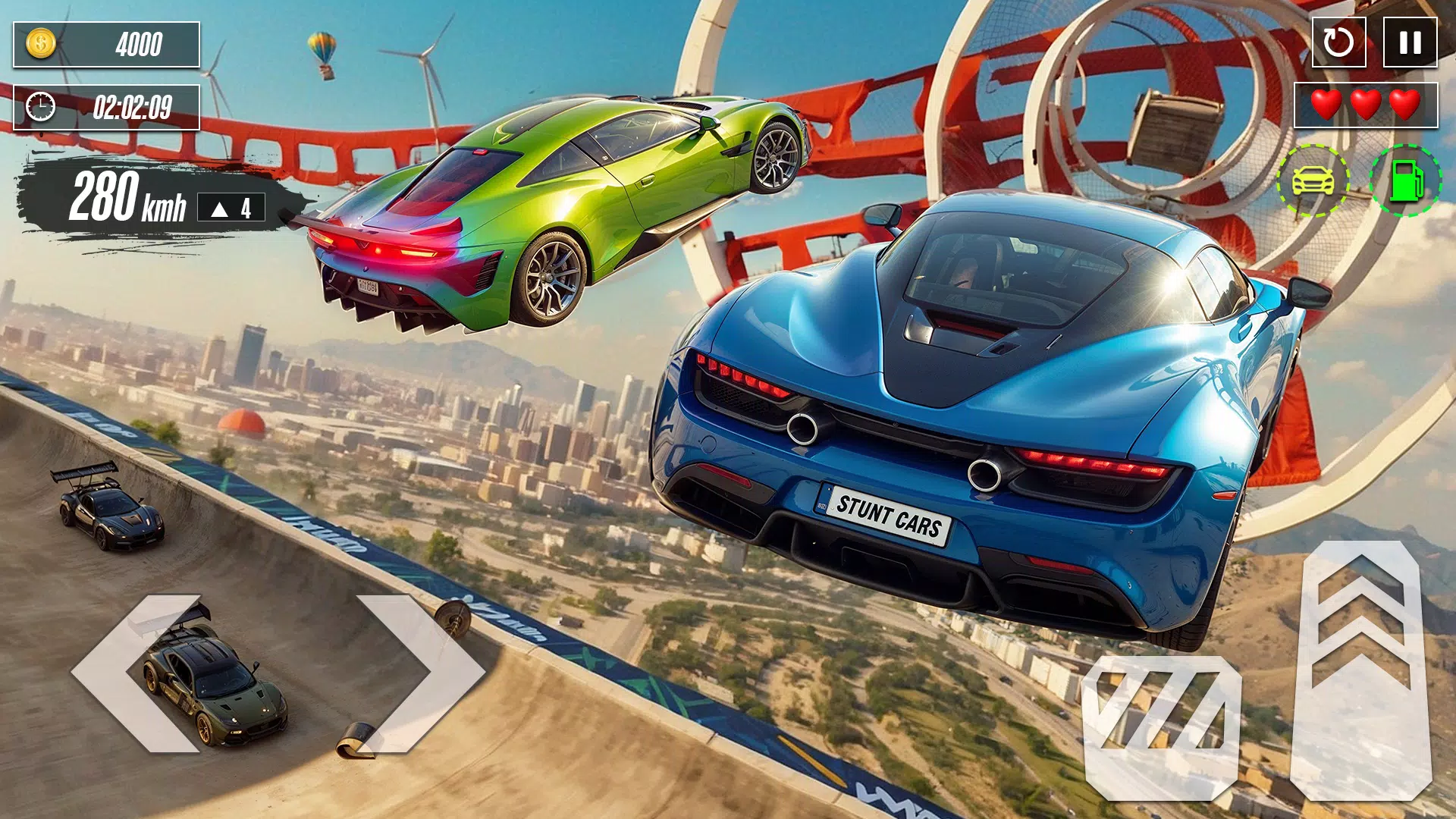 Mega Ramp Stunt: GT Car Racing ภาพหน้าจอ 0