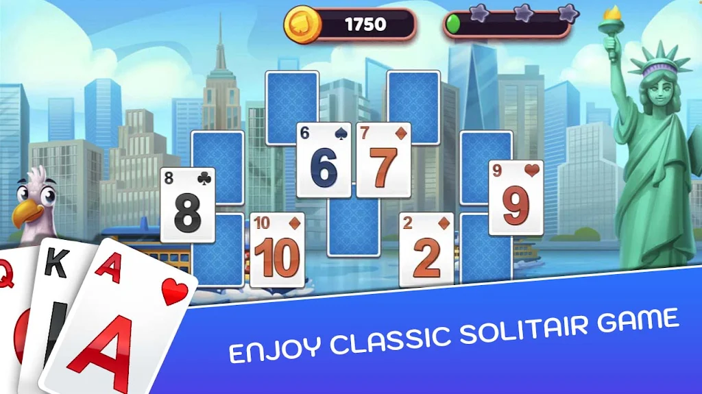 Solitaire TriPeaks Vacation Zrzut ekranu 0