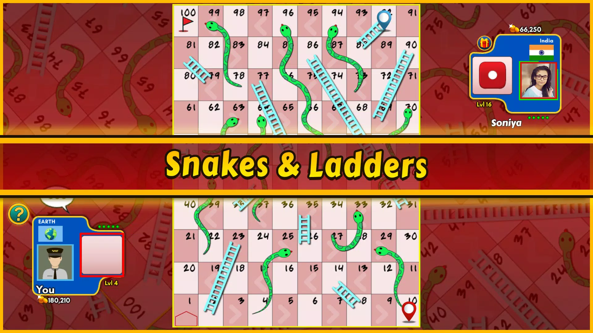 Snakes and Ladders King ဖန်သားပြင်ဓာတ်ပုံ 2