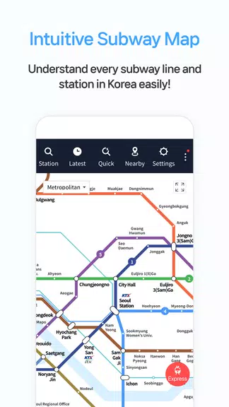 Smarter Subway – Korean subway Ekran Görüntüsü 2