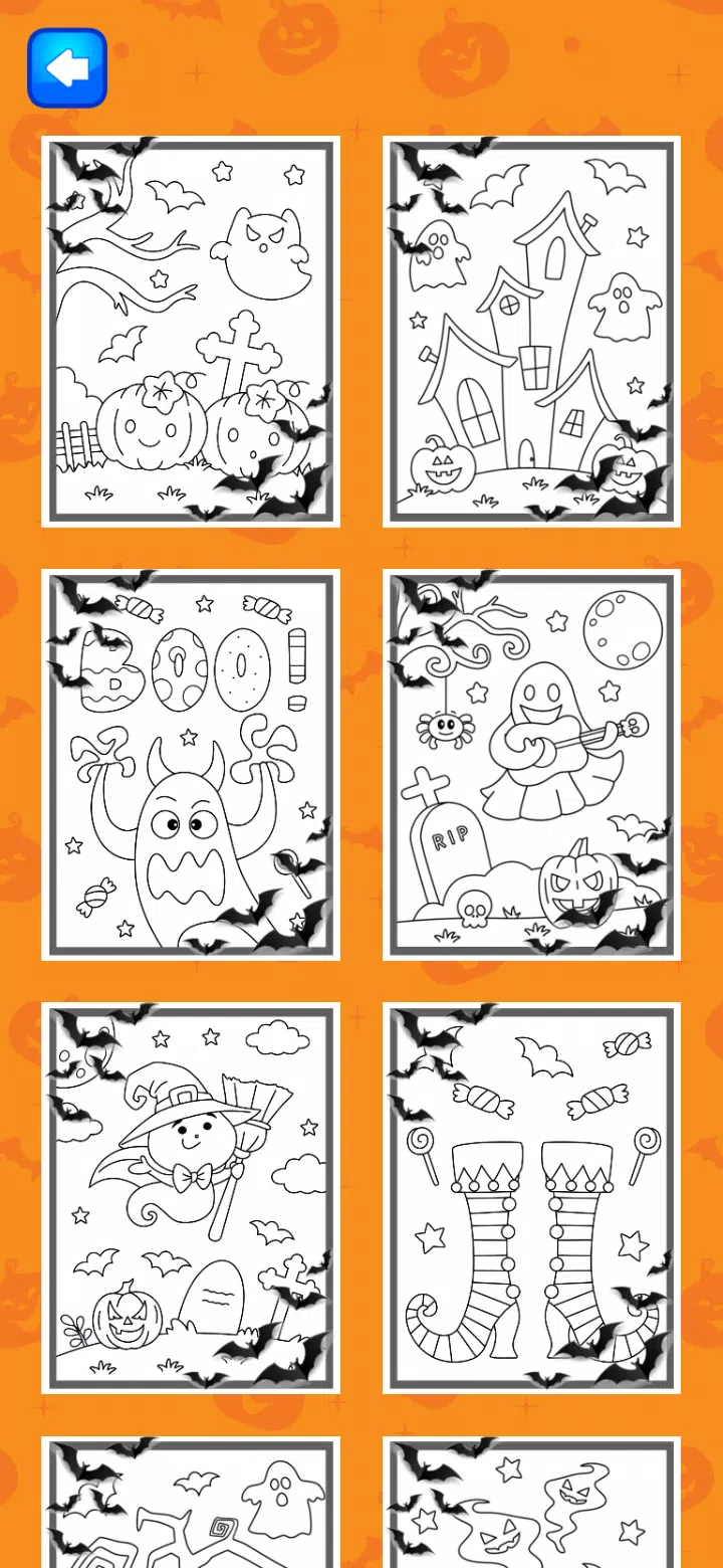 Halloween Coloring Game ภาพหน้าจอ 1