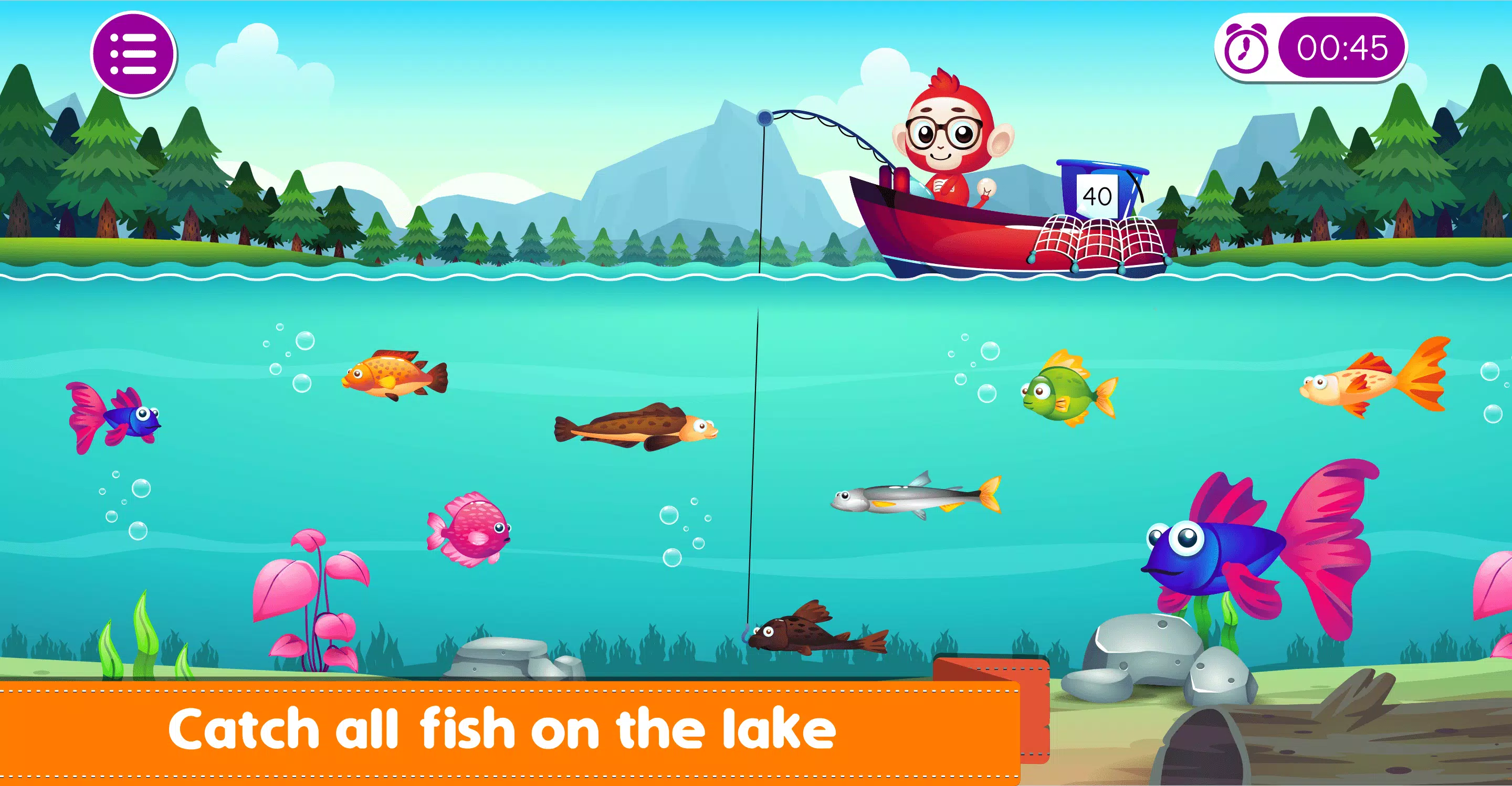 Marbel Fishing - Kids Games ภาพหน้าจอ 2