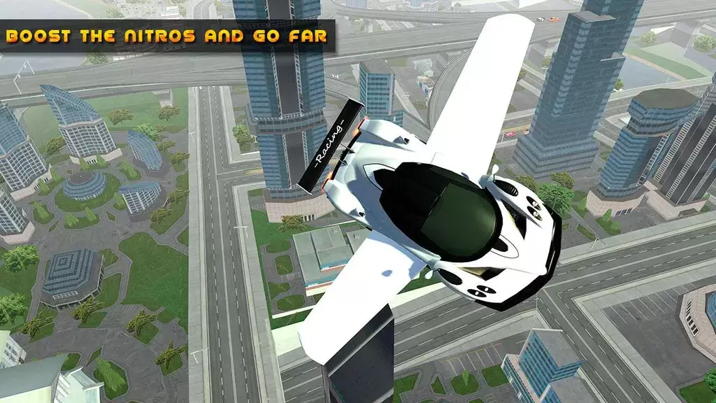 Flying Car Game driving 스크린샷 0