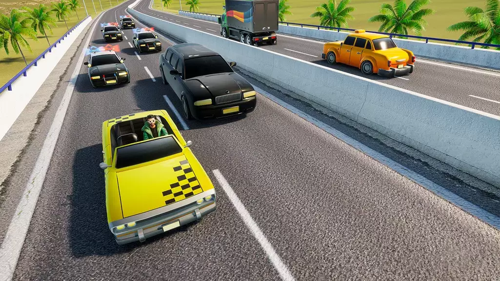 Mini Car Games: Police Chase Tangkapan skrin 2