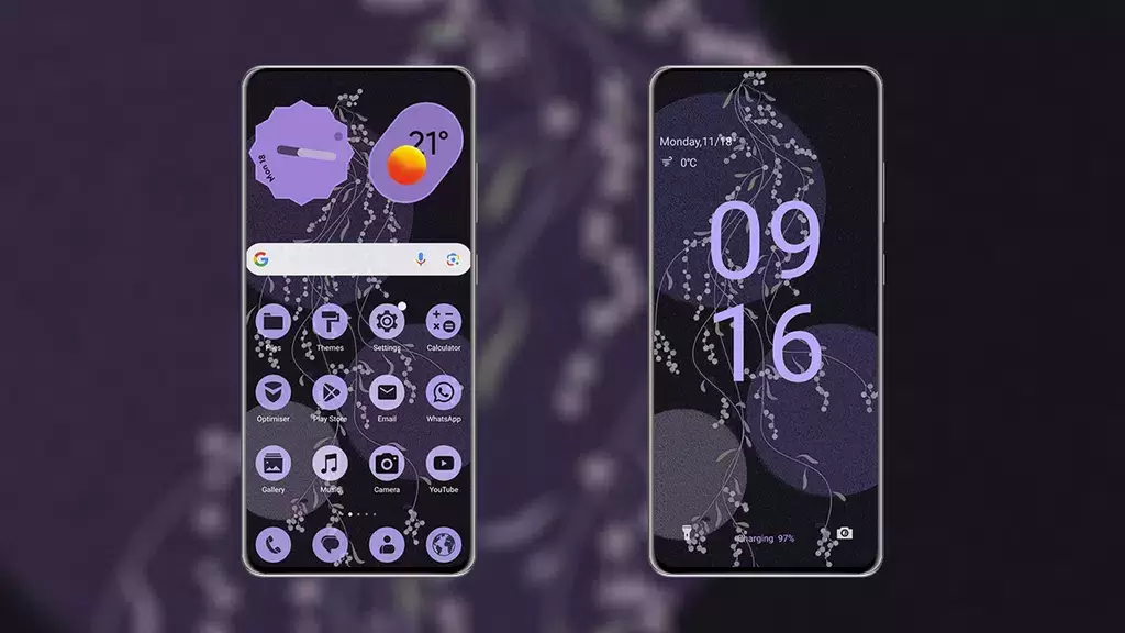 PixPurple EMUI MagicOS Theme ภาพหน้าจอ 1