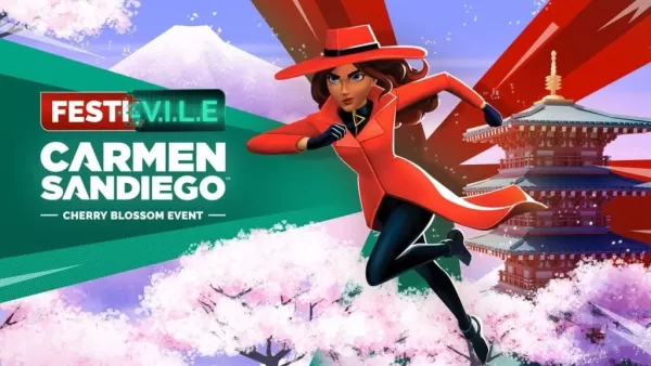 Carmen Sandiego celebra el 40 aniversario en el Festival Cherry Blossom de Japón