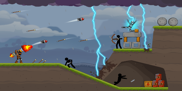 Boom Stick: Bazooka Puzzles ภาพหน้าจอ 1