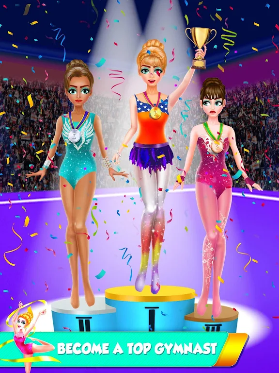 Star Girl Gymnastics Games ဖန်သားပြင်ဓာတ်ပုံ 1