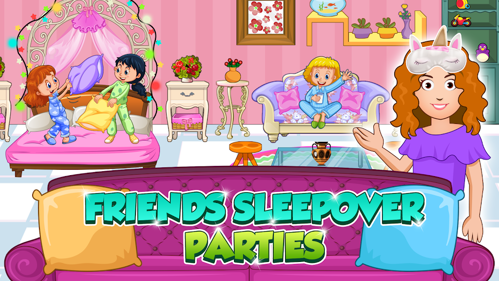 My Home City Pajama Party Captura de tela 1