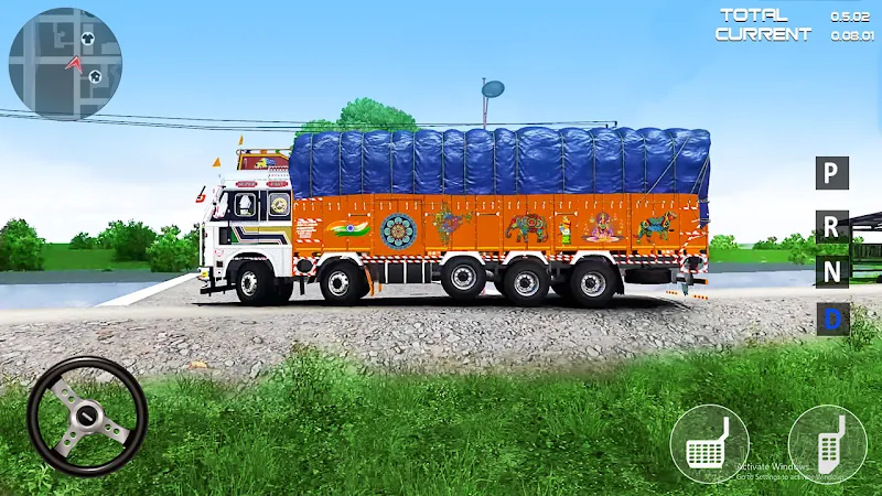 Indian Driver Cargo Truck Game スクリーンショット 0