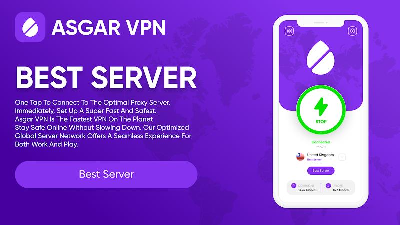 Asgar VPN ဖန်သားပြင်ဓာတ်ပုံ 0