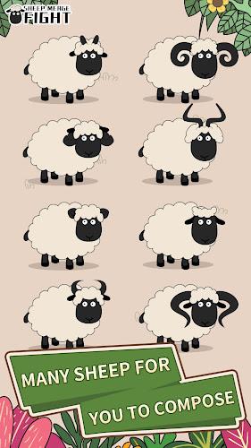 Sheep Merge Fight ภาพหน้าจอ 1