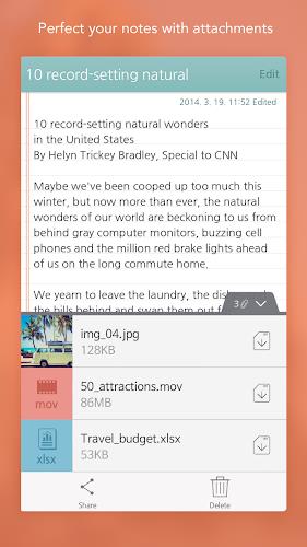 SomNote - Beautiful note app ဖန်သားပြင်ဓာတ်ပုံ 1