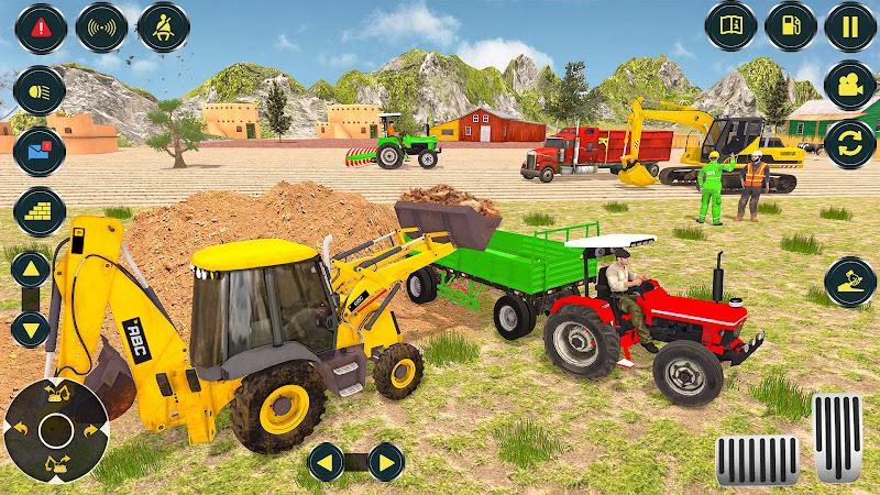 Village Excavator JCB Games स्क्रीनशॉट 0