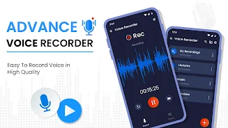 Advance Voice Recorder Zrzut ekranu 0