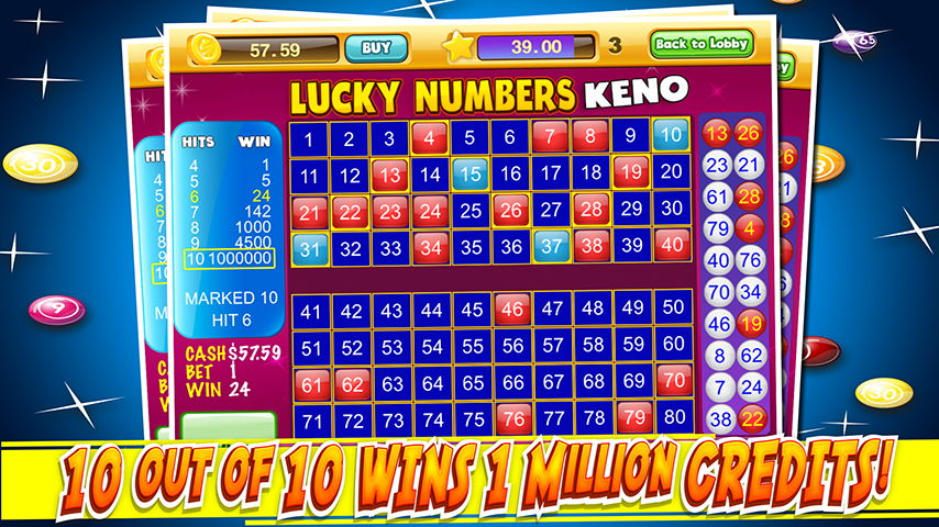Las Vegas Keno Numbers Free ဖန်သားပြင်ဓာတ်ပုံ 0