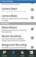 Security Camera App Zrzut ekranu 2