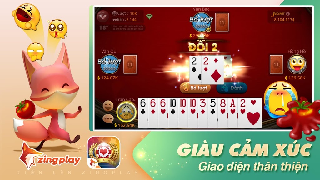 Tiến lên Miền Nam - Tiến Lên - ZingPlay スクリーンショット 2