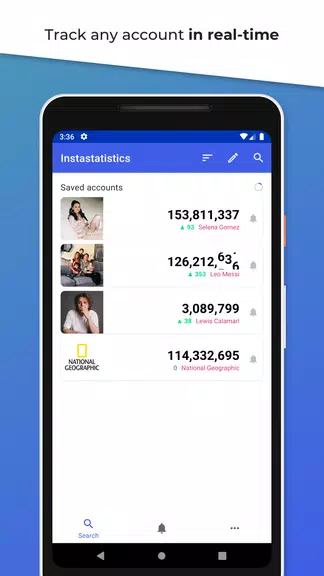 Instastatistics - Live Followe 스크린샷 0