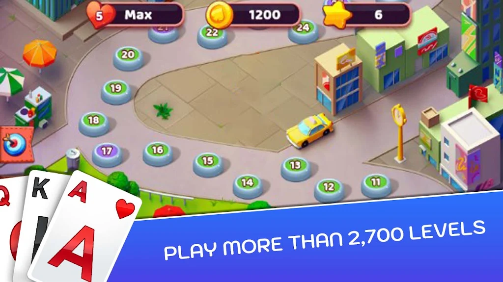Solitaire TriPeaks Vacation Zrzut ekranu 2