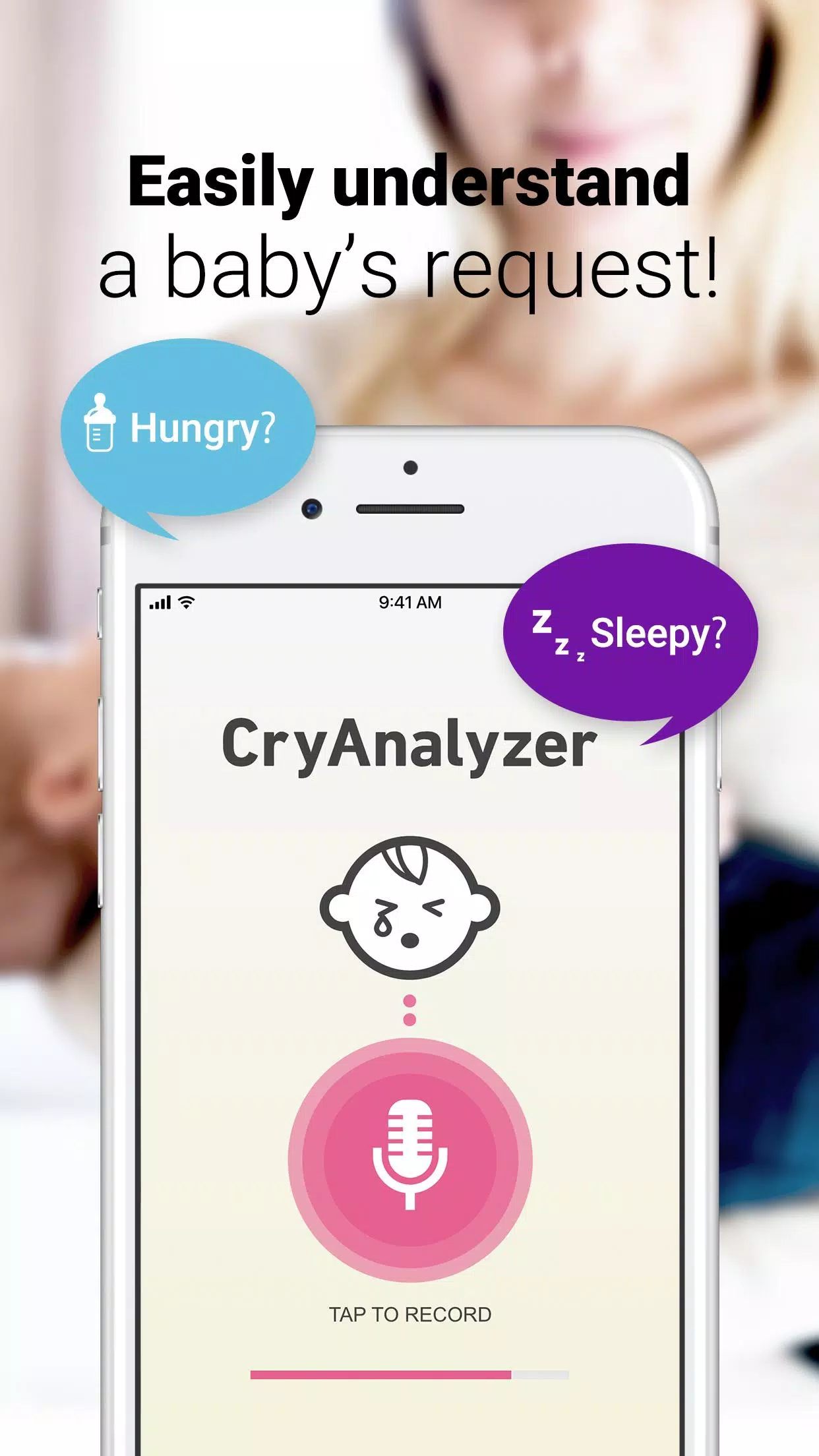 CryAnalyzer - baby translator स्क्रीनशॉट 1