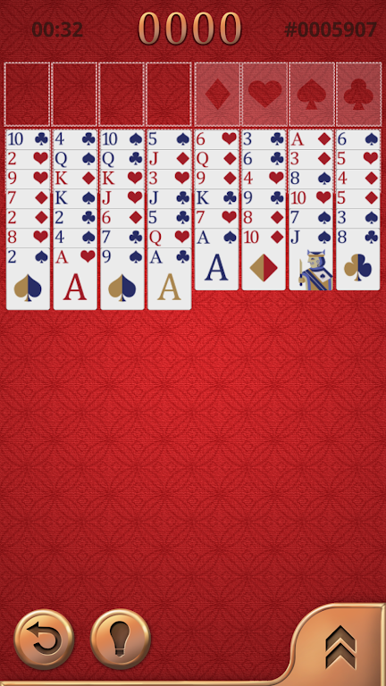 Classic FreeCell solitaire challenge (Unreleased) Schermafbeelding 2