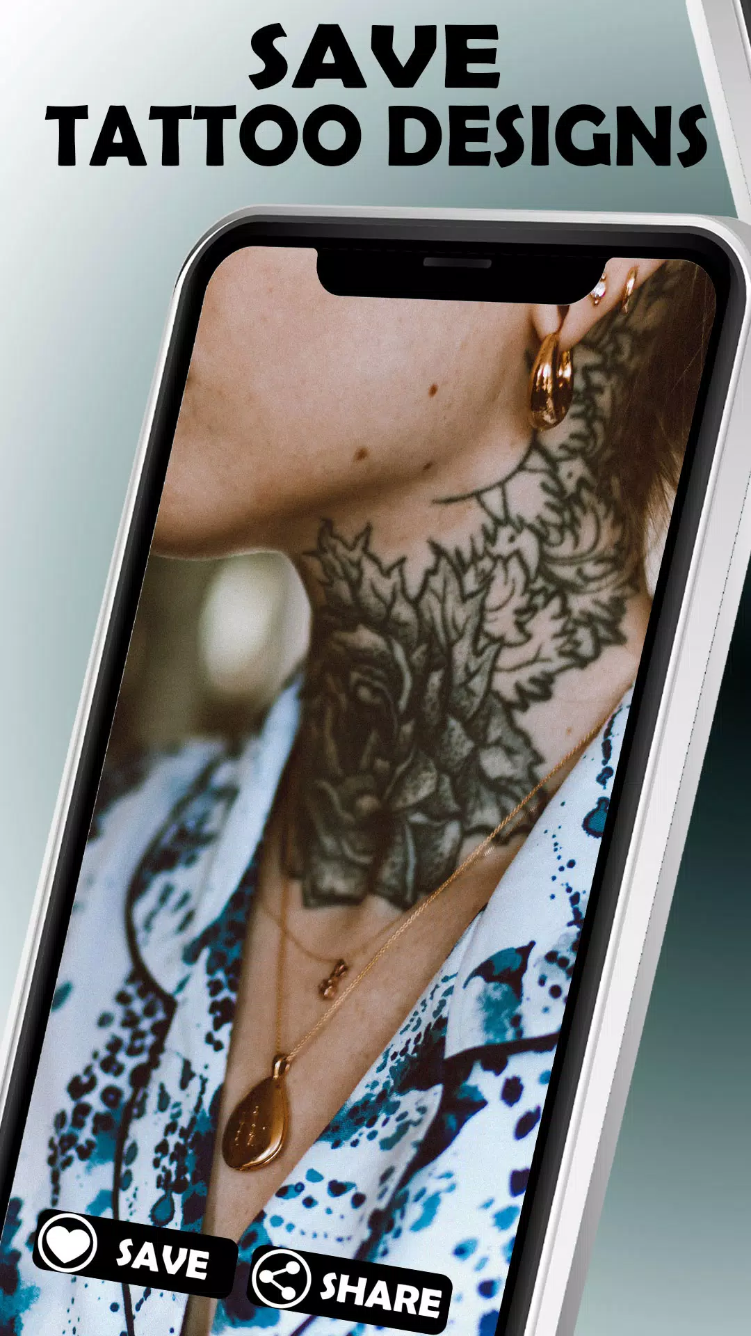 Neck Tattoo Designs Ekran Görüntüsü 1