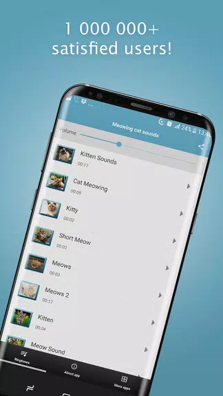 Meowing Cat Sounds Ringtones Ảnh chụp màn hình 0