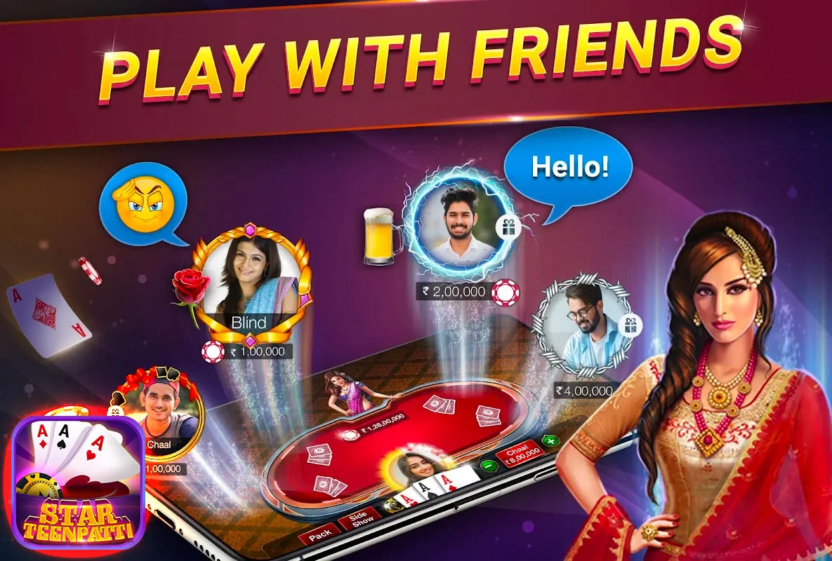 Teen Patti Star - Online Schermafbeelding 1