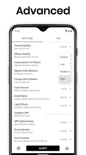 GFX Tool: Launcher & Optimizer स्क्रीनशॉट 2