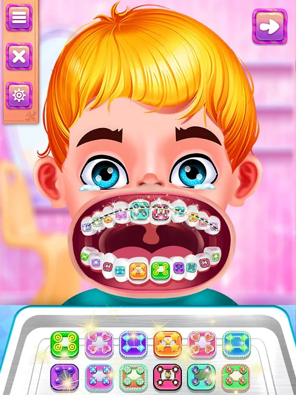 Mouth care doctor dentist game ဖန်သားပြင်ဓာတ်ပုံ 1