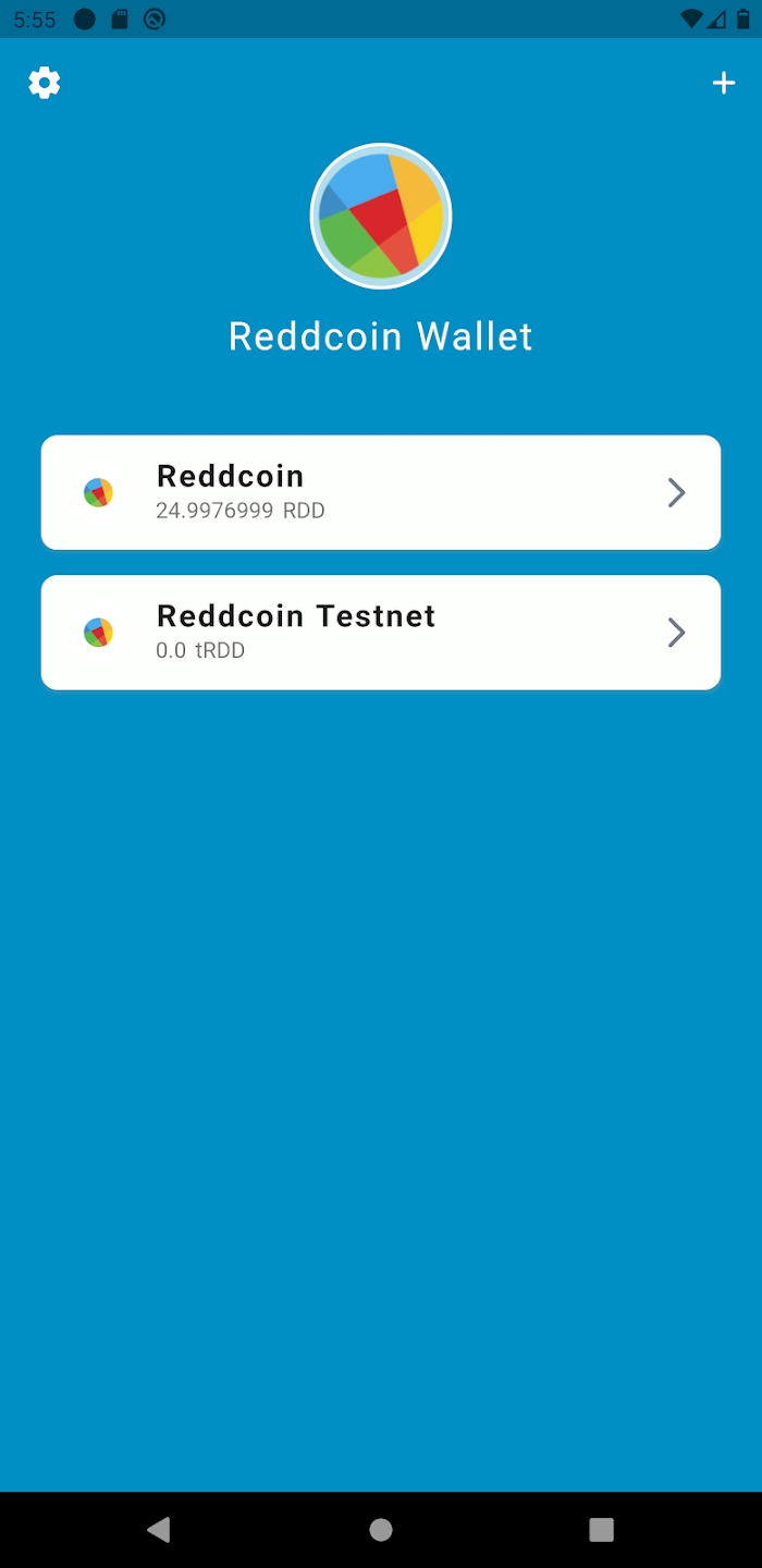 Reddcoin Mobile Wallet स्क्रीनशॉट 0