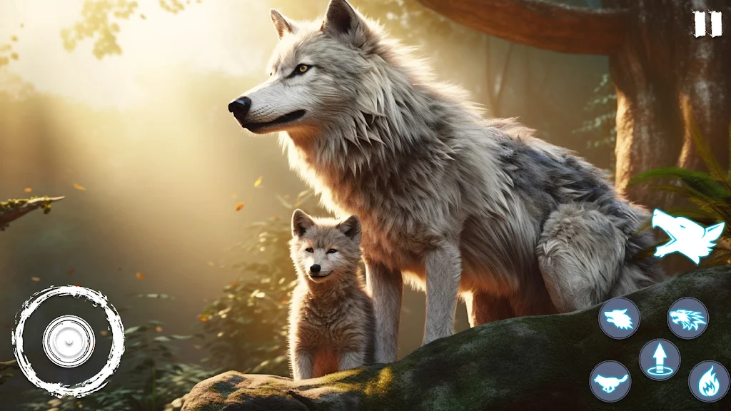 Wild Wolf Games - Animal Games Captura de tela 3