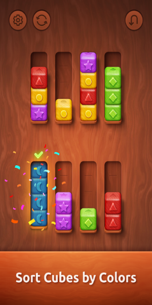 Schermata Colorwood Sort Puzzle Game Mod 0