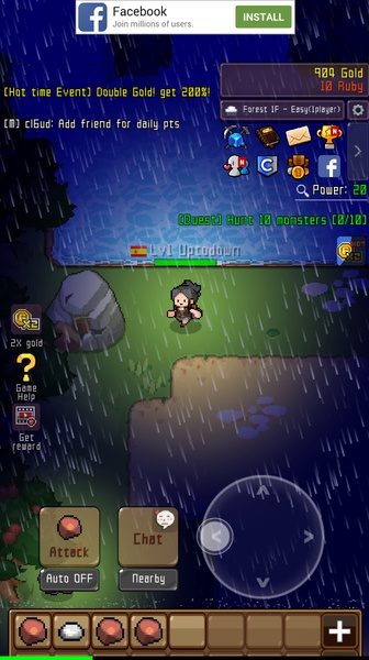 GrowStone Online: pixel MMORPG应用截图第2张