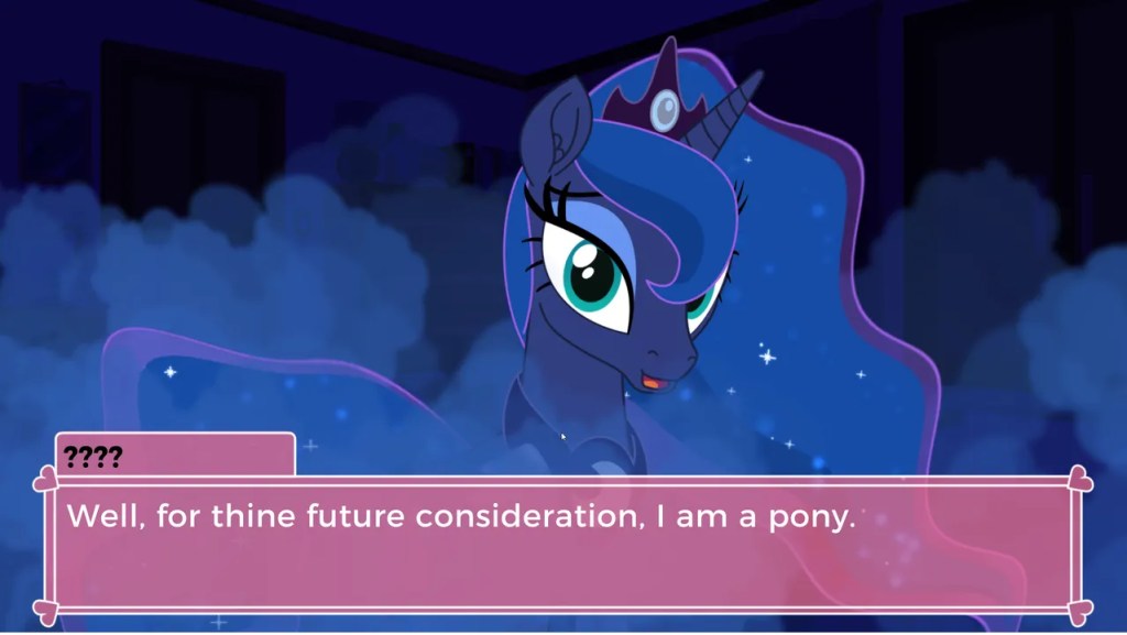 Pony Waifu Sim Schermafbeelding 1