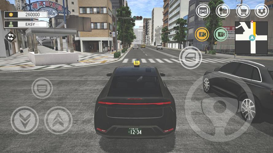 Japan Taxi Simulator : Driving Captura de tela 3