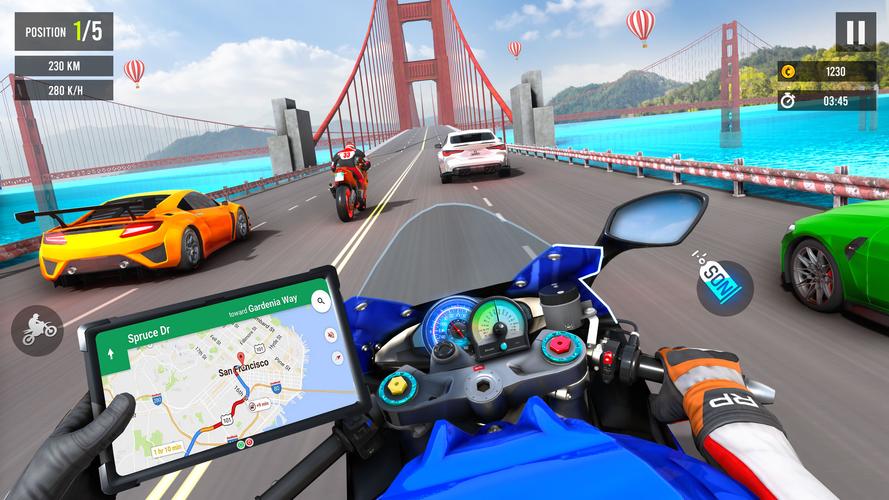 Moto Traffic Bike Race Game 3d स्क्रीनशॉट 2
