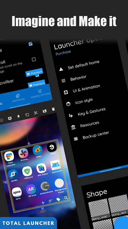 Total Launcher Mod Tangkapan skrin 0