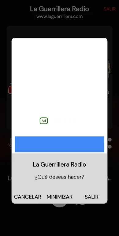 La Guerrillera Radio Captura de pantalla 2