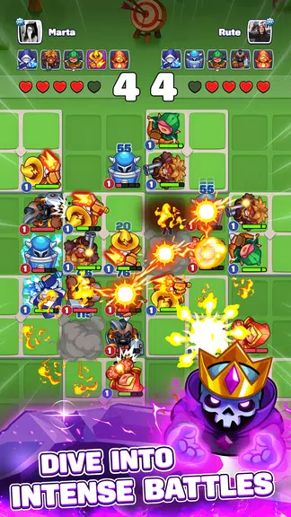 Hero Tactics: 2 Player Game Capture d'écran 1