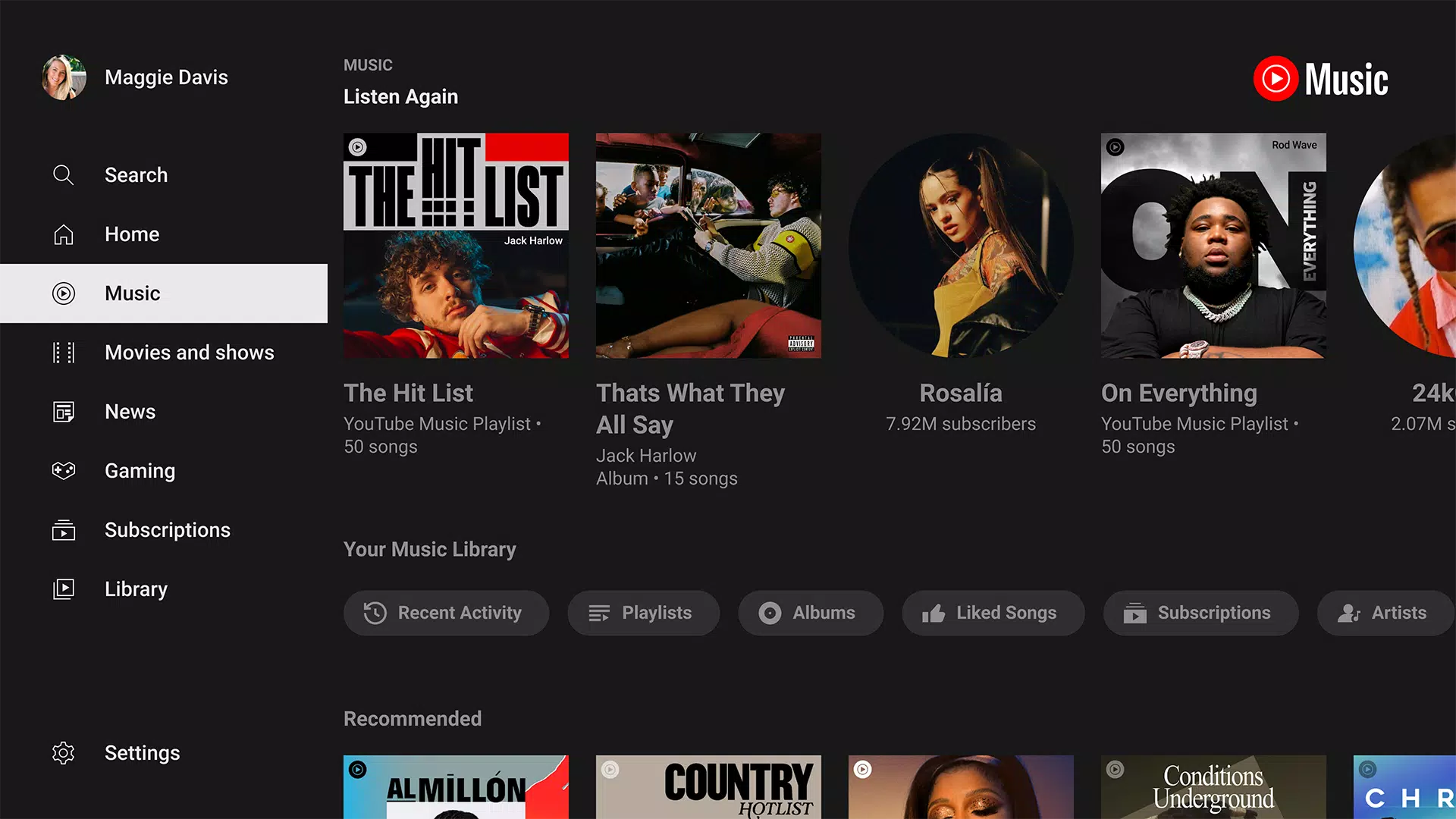 YouTube for Android TV應用截圖第1張