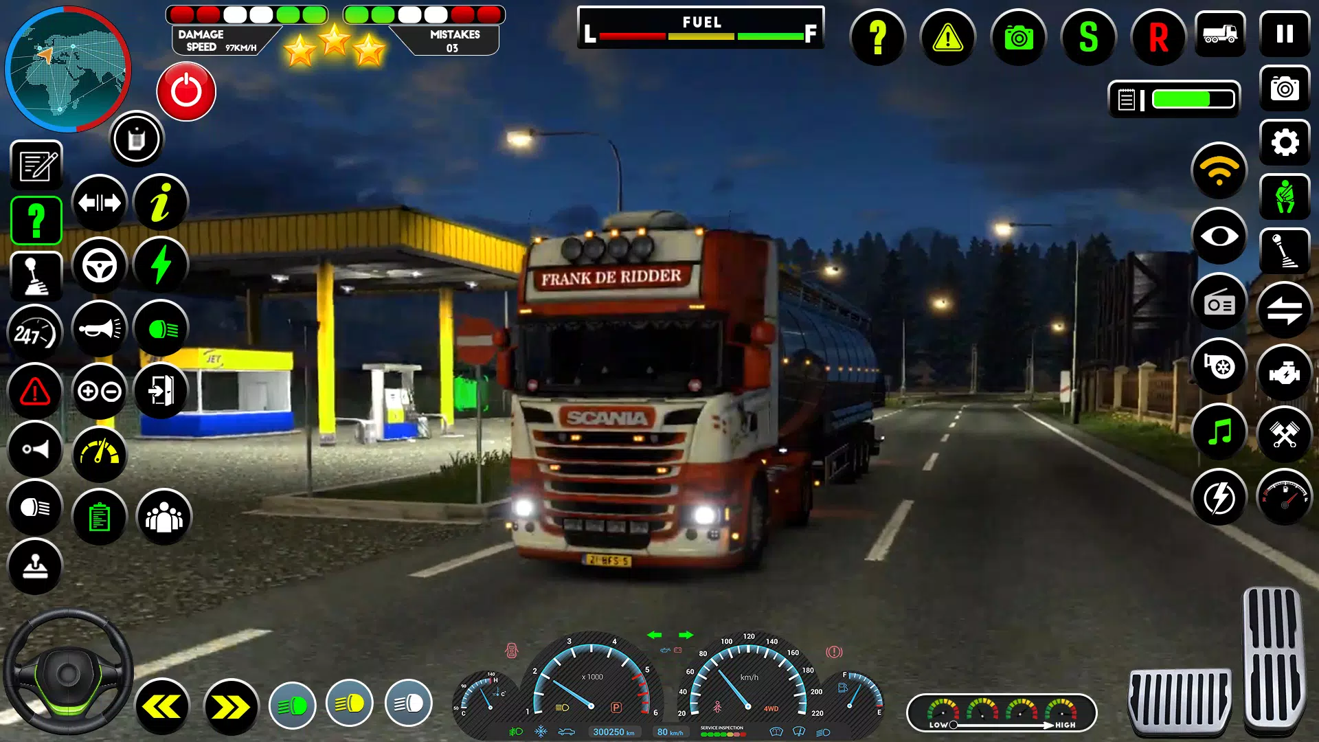 Euro Truck Driving Games Schermafbeelding 3