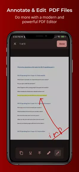PDFEditor - Read & Annotate স্ক্রিনশট 0