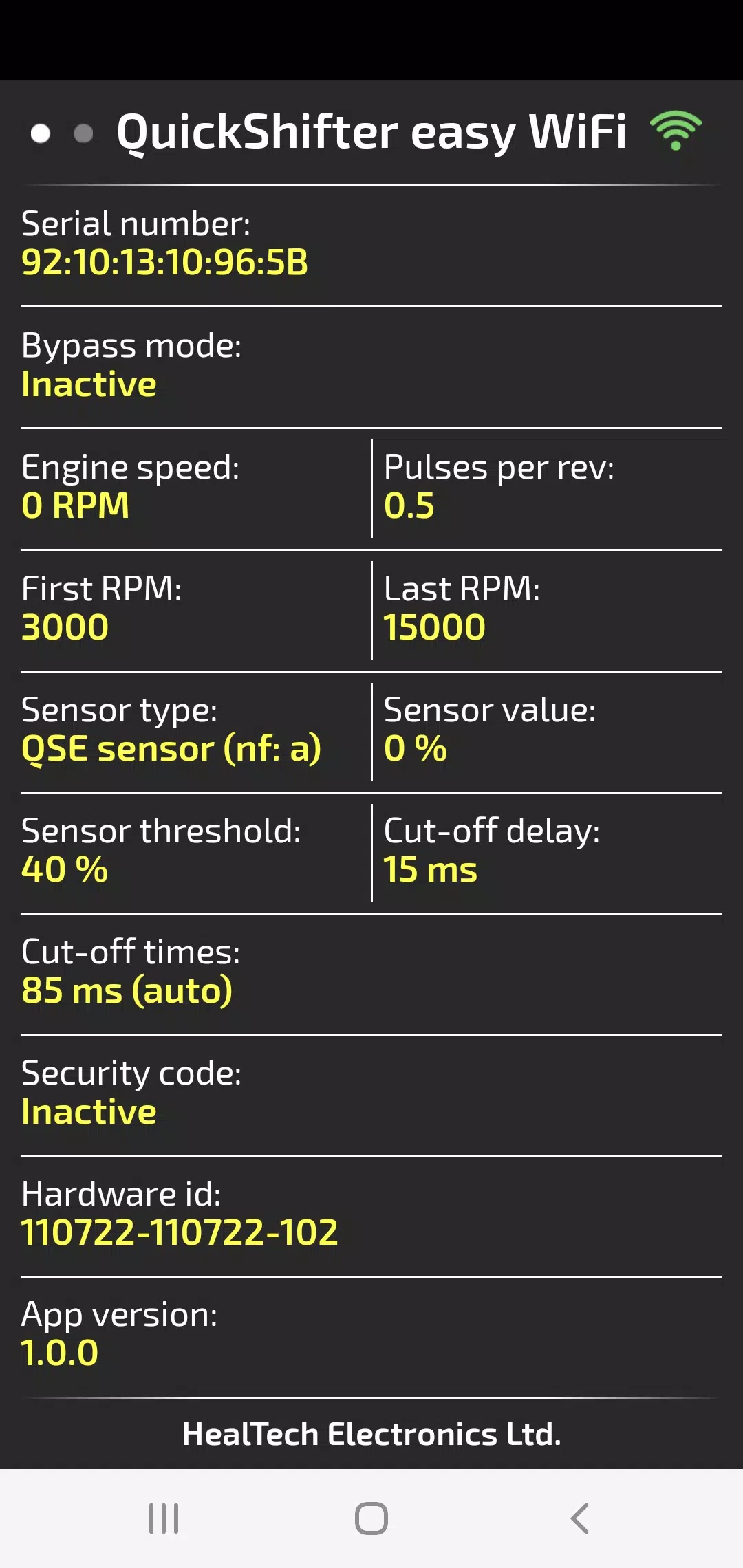 QuickShifter easy (iQSE-W) ဖန်သားပြင်ဓာတ်ပုံ 2