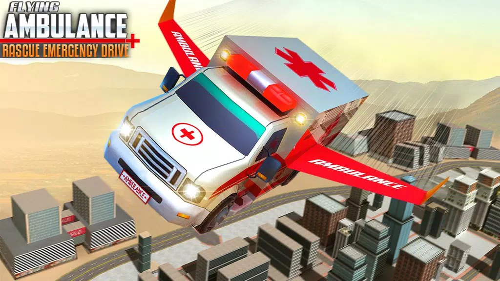 Flying Ambulance Rescue Drive স্ক্রিনশট 2