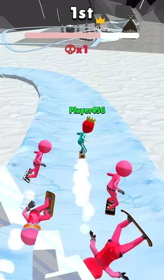 Snow Racing: Winter Aqua Park 스크린샷 1