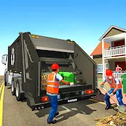 Real Garbage Truck Simulator Ảnh chụp màn hình 1