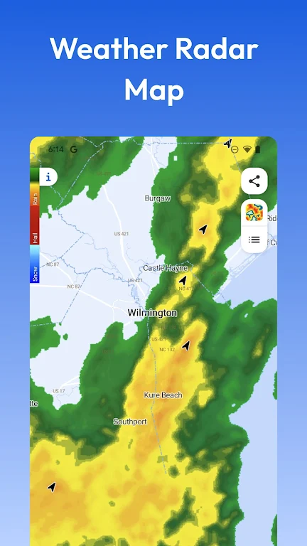 Weather Radar RainViewer Captura de tela 0