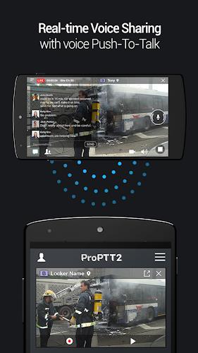 ProPTT2 Video Push-To-Talk Captura de pantalla 2